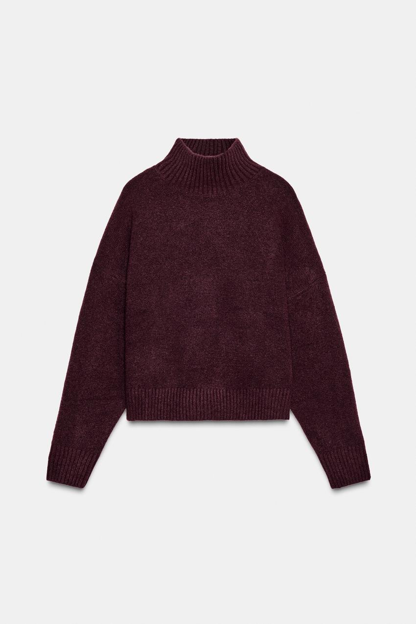 SOFT KNIT HIGH NECK JUMPER